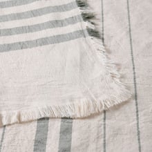 Zabrie Yarn-Dyed Cotton Jacquard Blanket